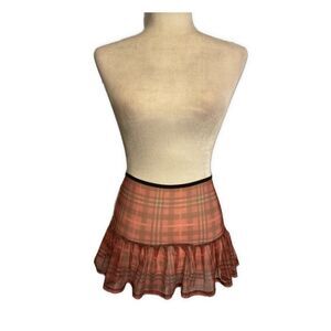 Mapale Womens Sexy Lingerie Red Black Nylon Mini Skirt Or Tube Top Large